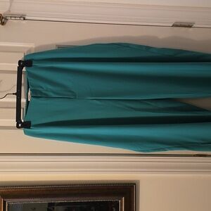 INTEMPO BRAND WOMEN'S PLUS SIZE DRESSY GREEN PANTS SIZE 18W